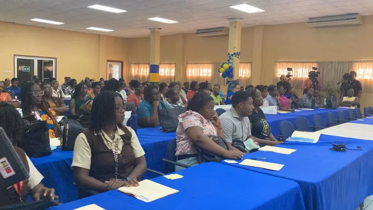 Teachers in Barbados being trained (sponsored by the Methodist Church of the Caribbean and the Americas)