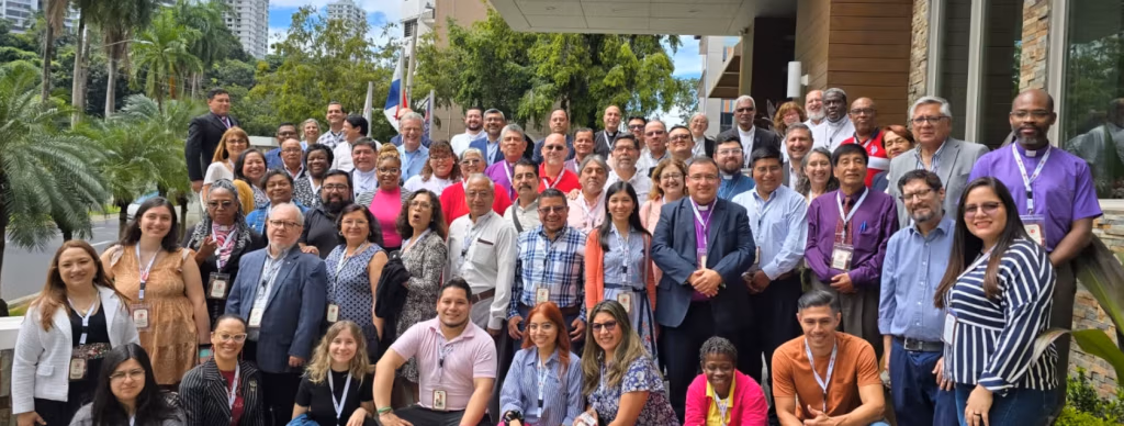 Participants in the 2023 meeting of CIEMAL (Council of Evangelical Methodist Church in Latin America)